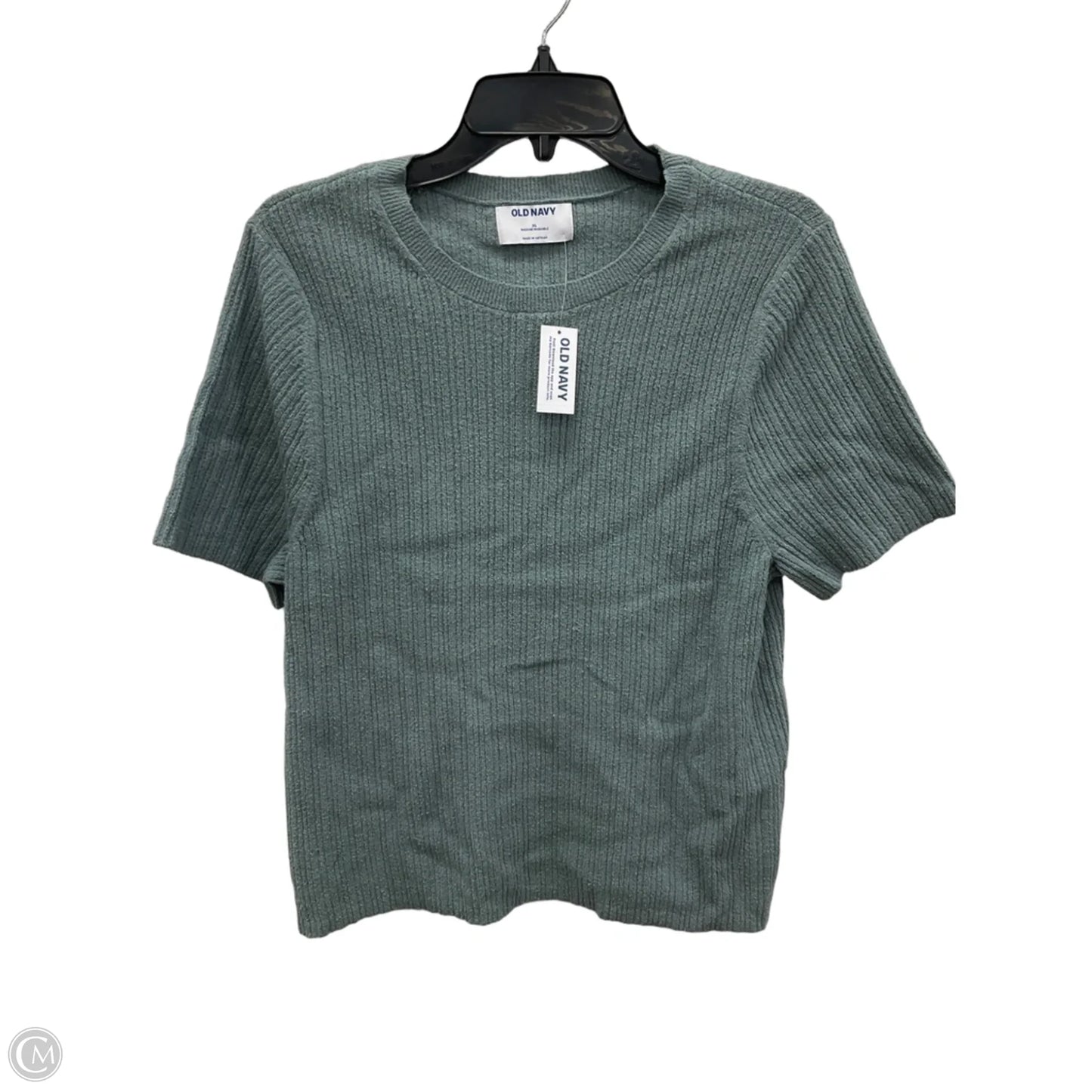 Top Short Sleeve By Old Navy In Blue, Size: Xl