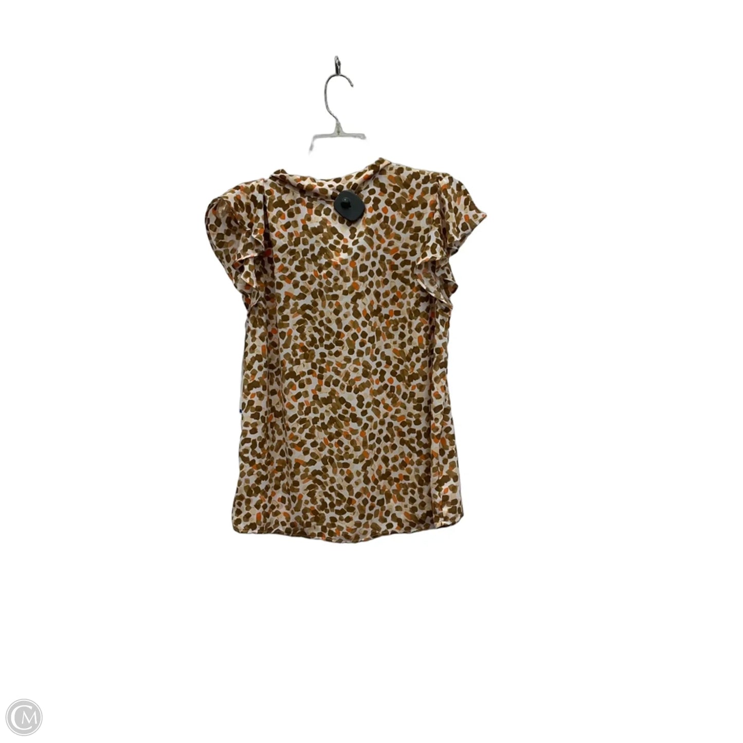 Top Sleeveless By Calvin Klein In Polkadot Pattern, Size: Xl