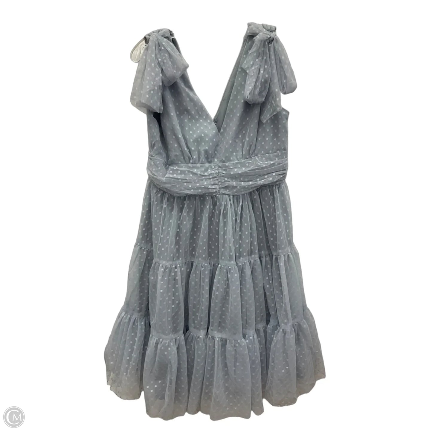 Dress Casual Midi By Clothes Mentor In Polkadot Pattern, Size: L
