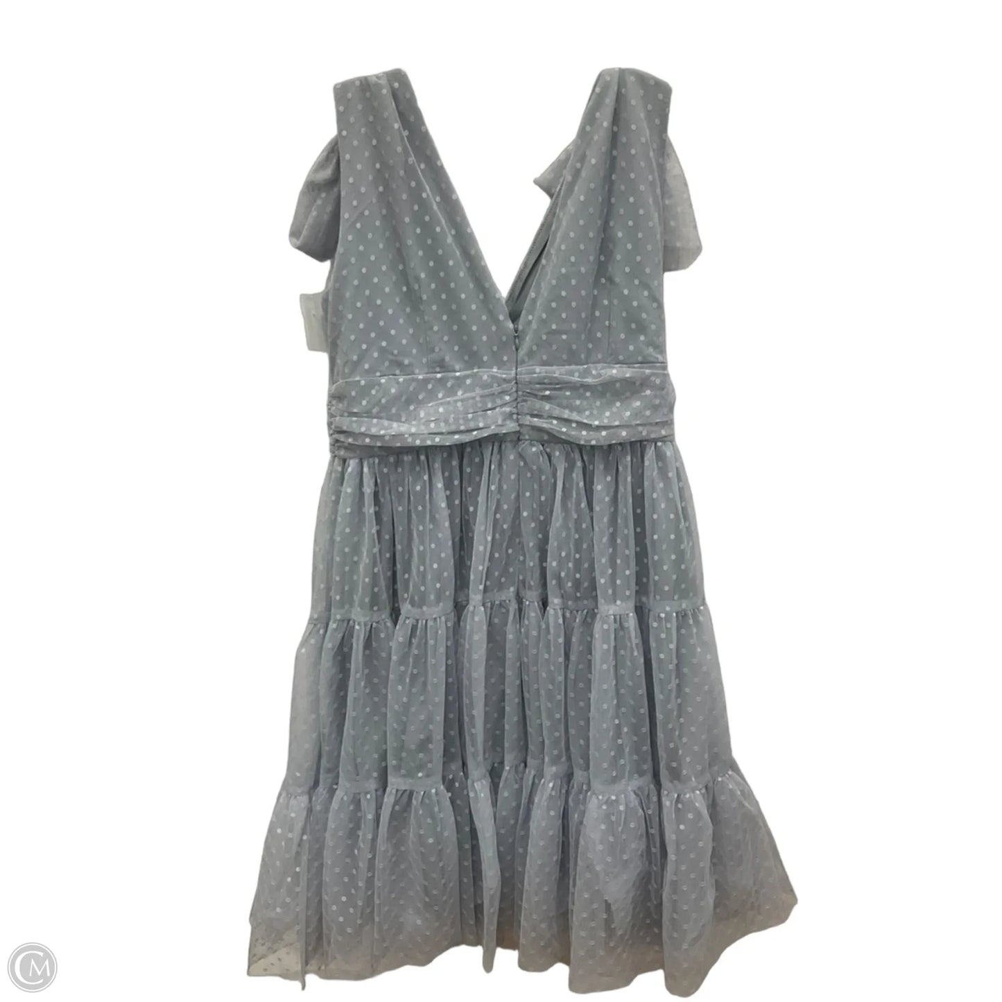 Dress Casual Midi By Clothes Mentor In Polkadot Pattern, Size: L
