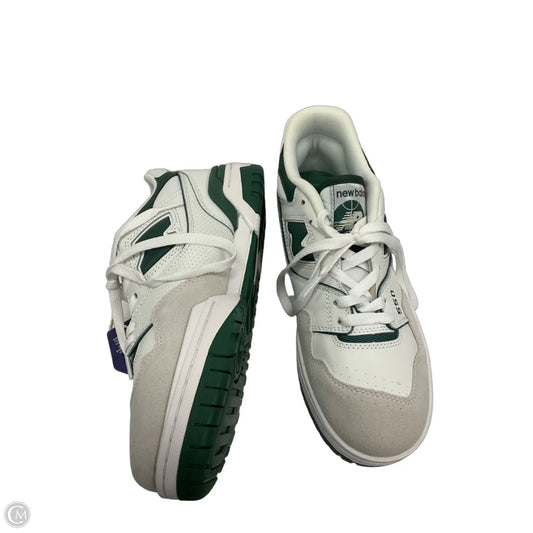 Shoes Athletic By New Balance In Green & White, Size: 8.5