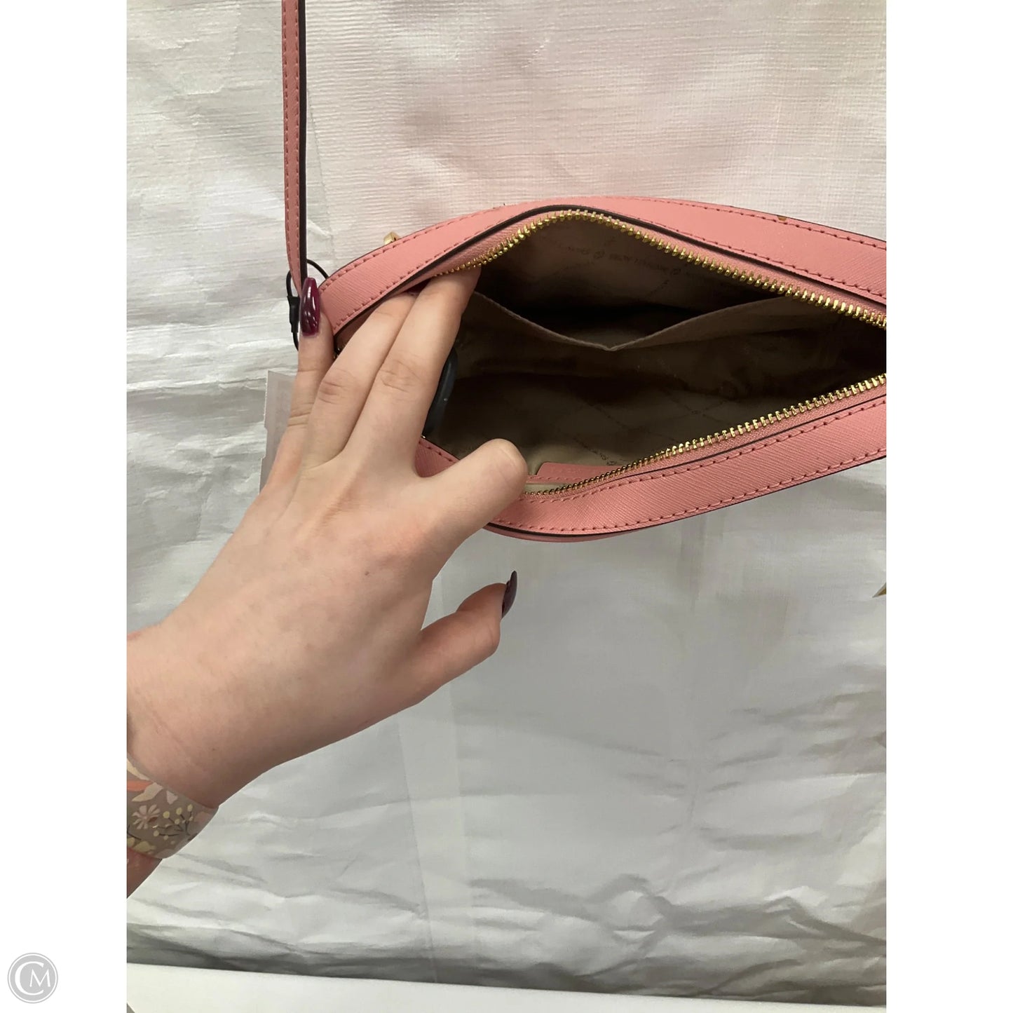 Crossbody Designer By Michael Kors, Size: Small