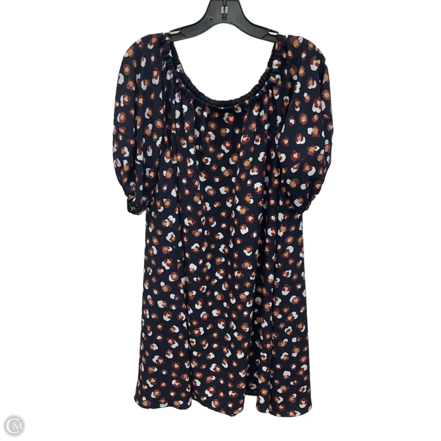 Dress Casual Midi By Ann Taylor In Blue, Size: M