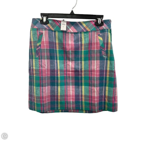 Skirt Midi By Talbots In Plaid Pattern, Size: 8