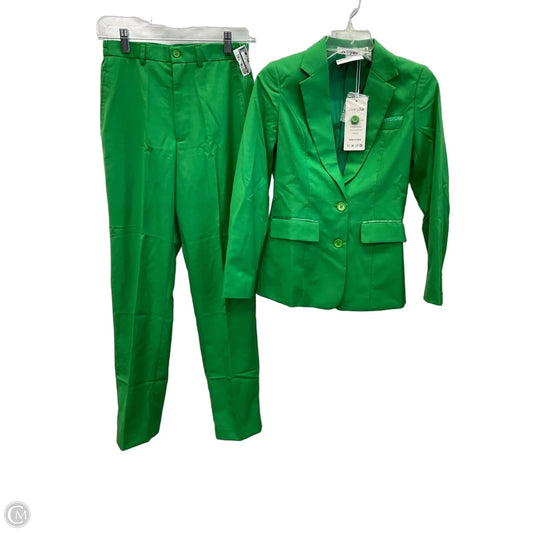Pants Suit 2pc By Cme In Green, Size: Xs