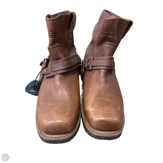 Boots Leather By Cmb In Brown, Size: 9