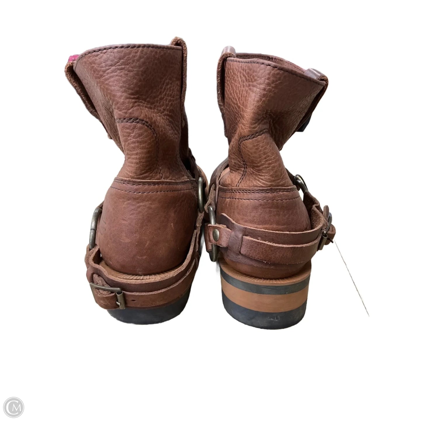 Boots Leather By Cmb In Brown, Size: 9
