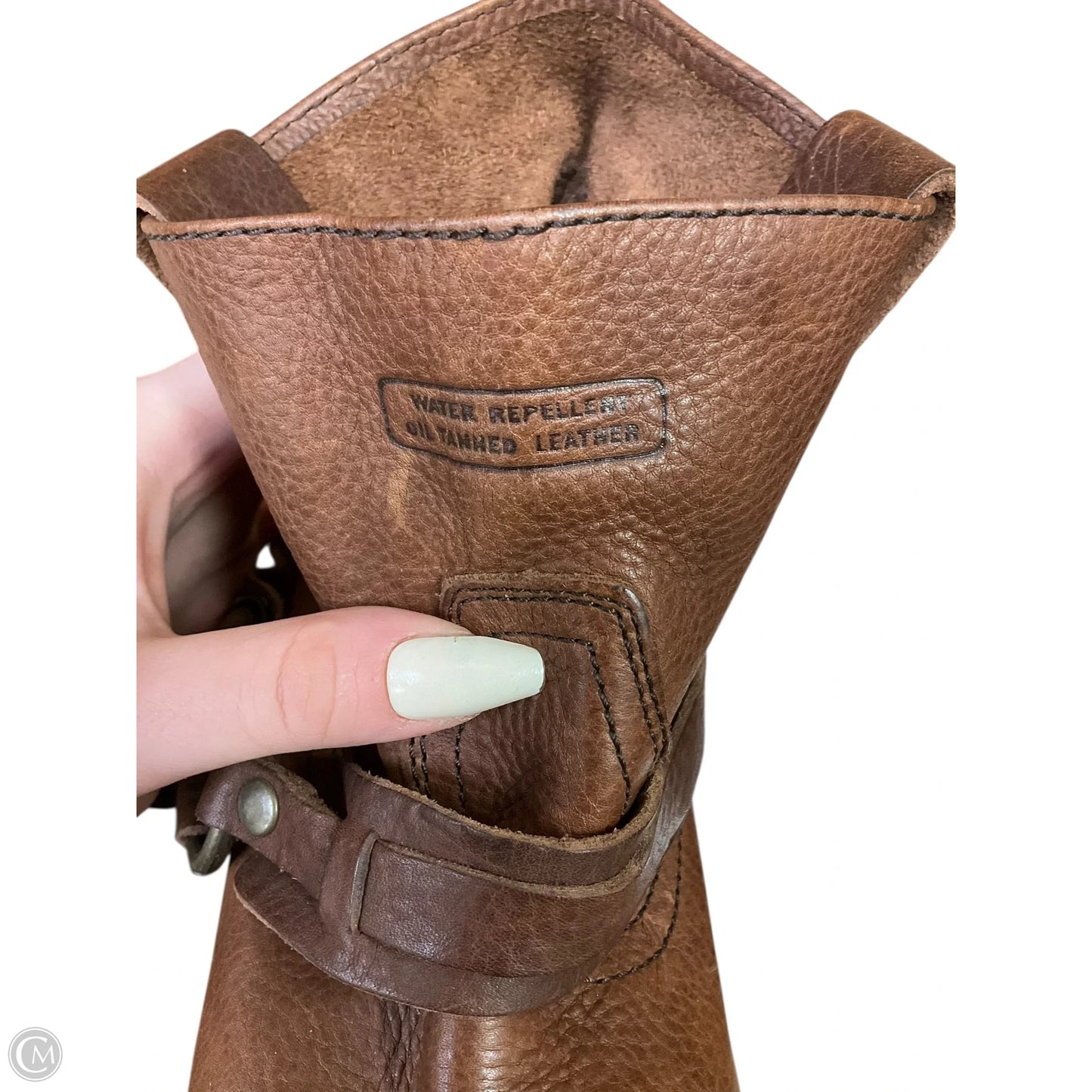 Boots Leather By Cmb In Brown, Size: 9