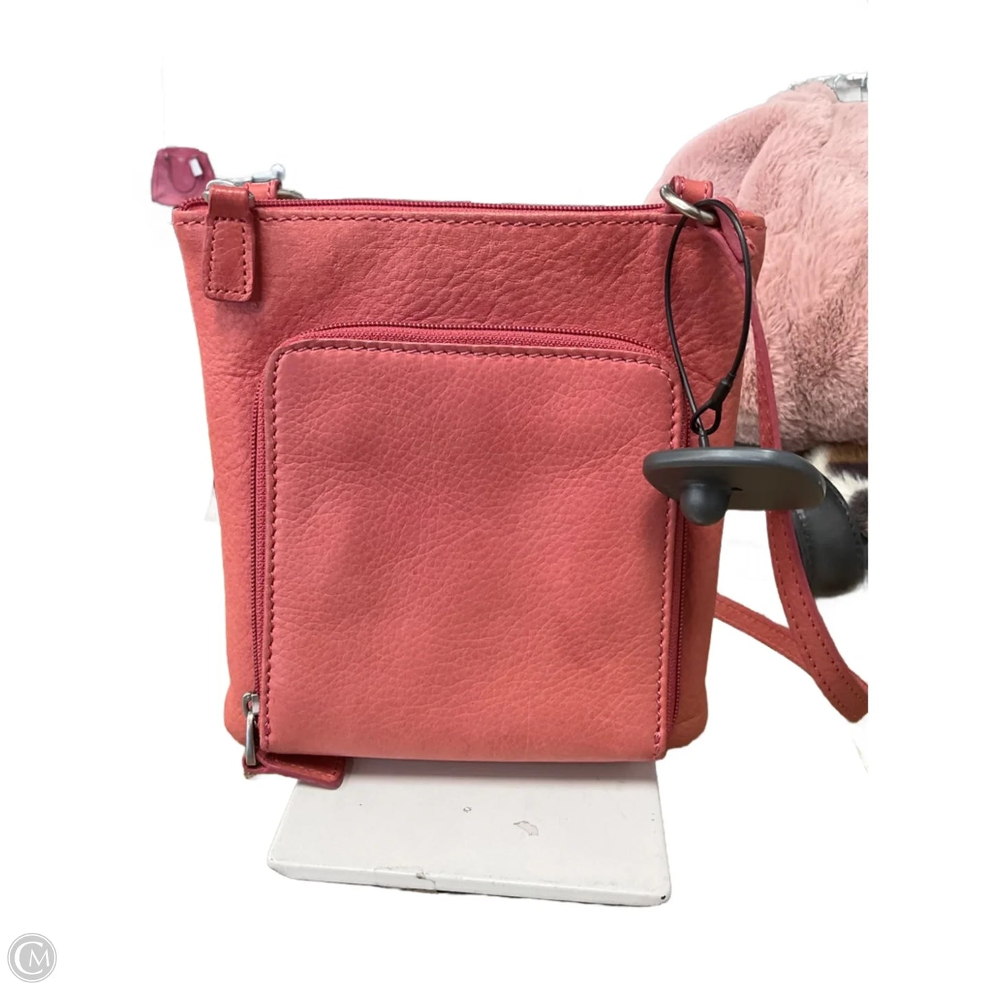 Crossbody Leather By Fossil, Size: Small