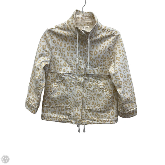 Jacket Denim By Ethyl In Animal Print, Size: M