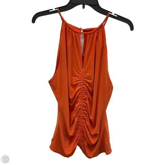 Top Sleeveless By White House Black Market In Orange, Size: L
