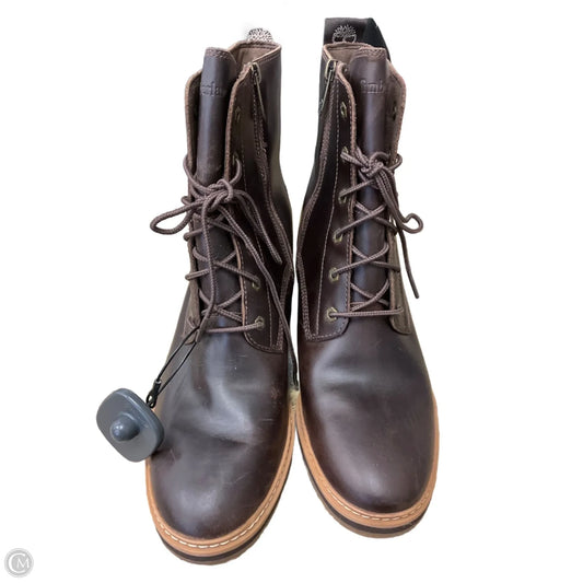 Boots Ankle Heels By Timberland In Brown, Size: 10
