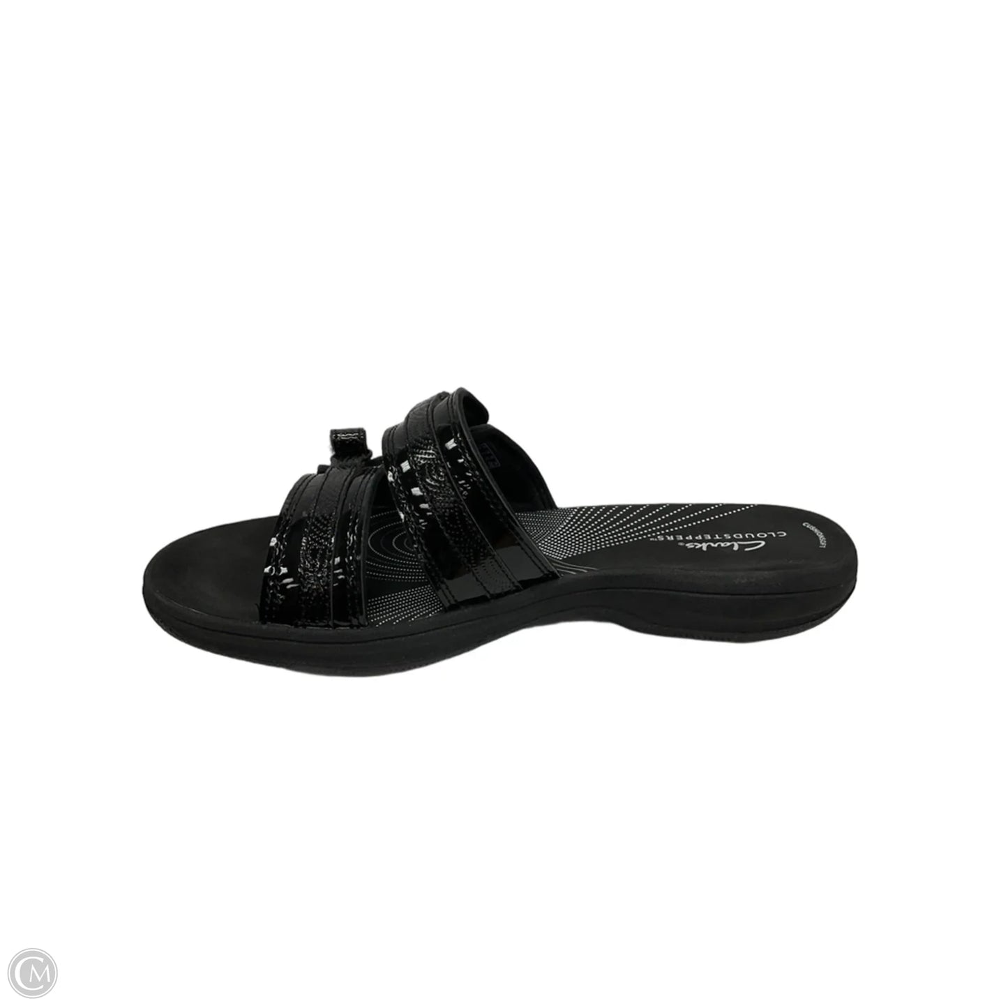 Sandals Flats By Clarks In Black, Size: 9