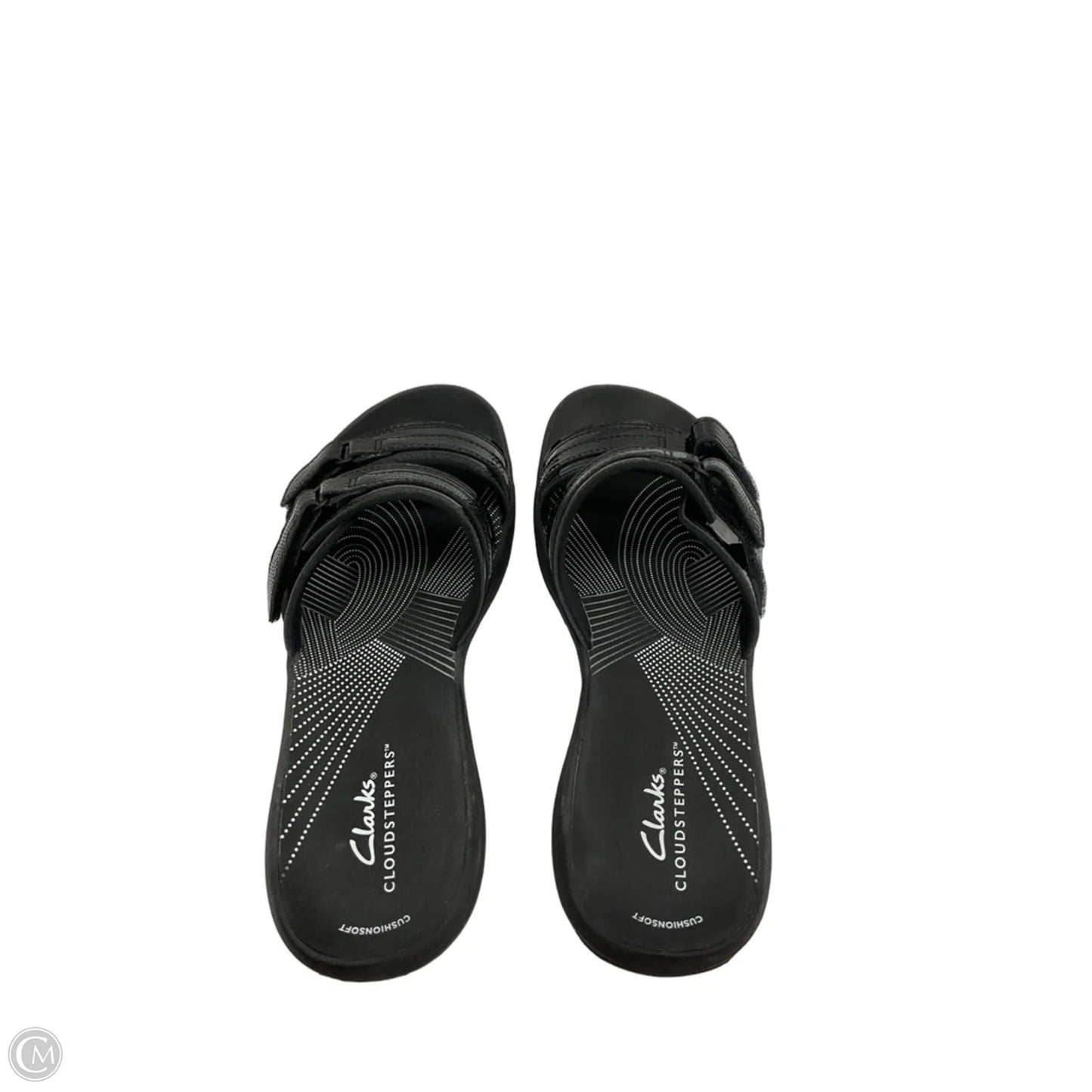 Sandals Flats By Clarks In Black, Size: 9