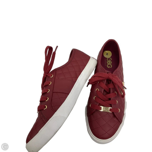 Shoes Sneakers By Guess In Red, Size: 8