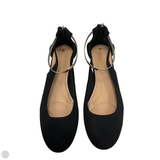 Shoes Heels Wedge By Gloria Vanderbilt In Black, Size: 8