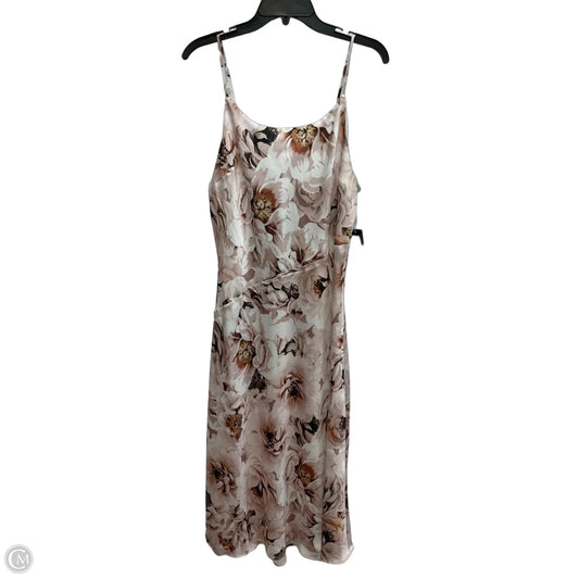 Dress Casual Midi By Express In Floral Print, Size: L