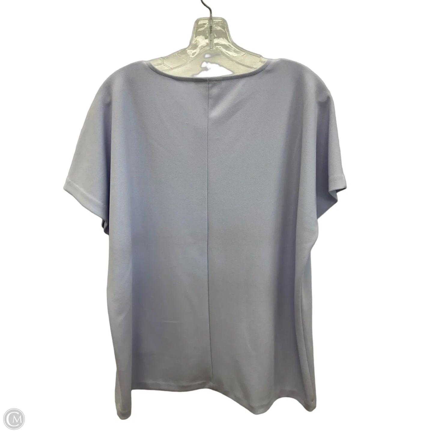 Top Short Sleeve By Alfani In Purple, Size: L