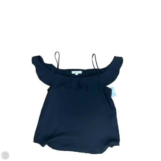 Top Sleeveless By Loft In Black, Size: M