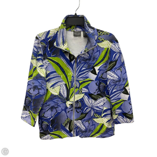 Jacket Other By Chicos In Blue, Size: Xs