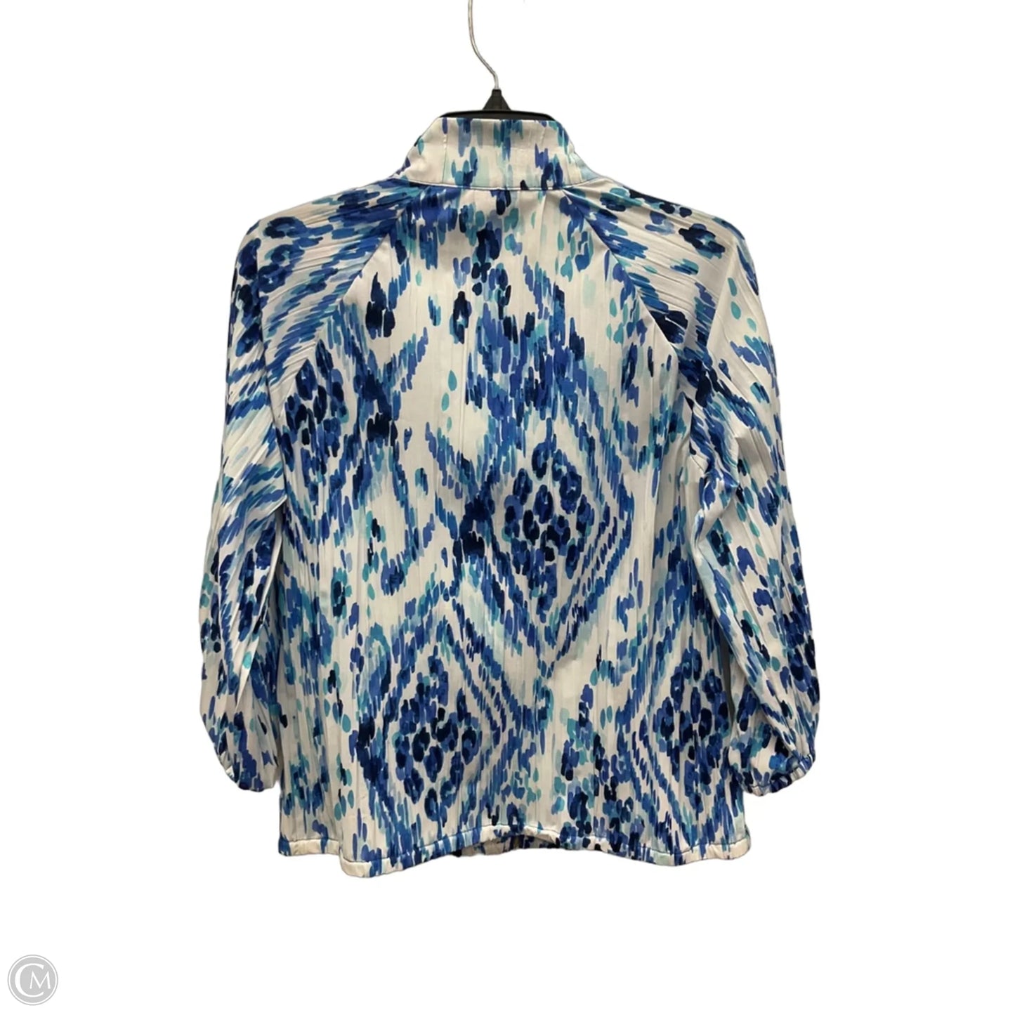 Jacket Windbreaker By Chicos In Animal Print, Size: Xs