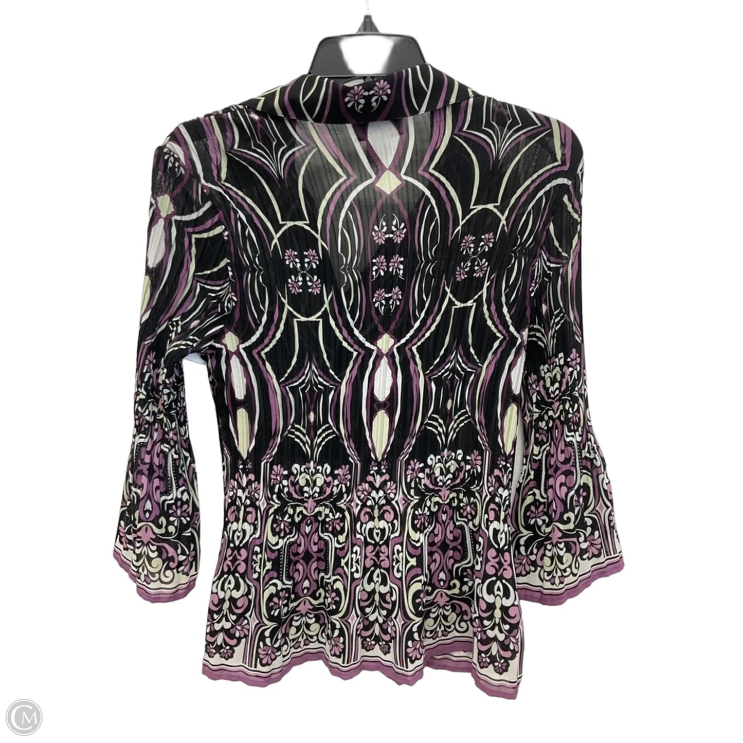 Blouse Long Sleeve By Studio In Black, Size: Xl