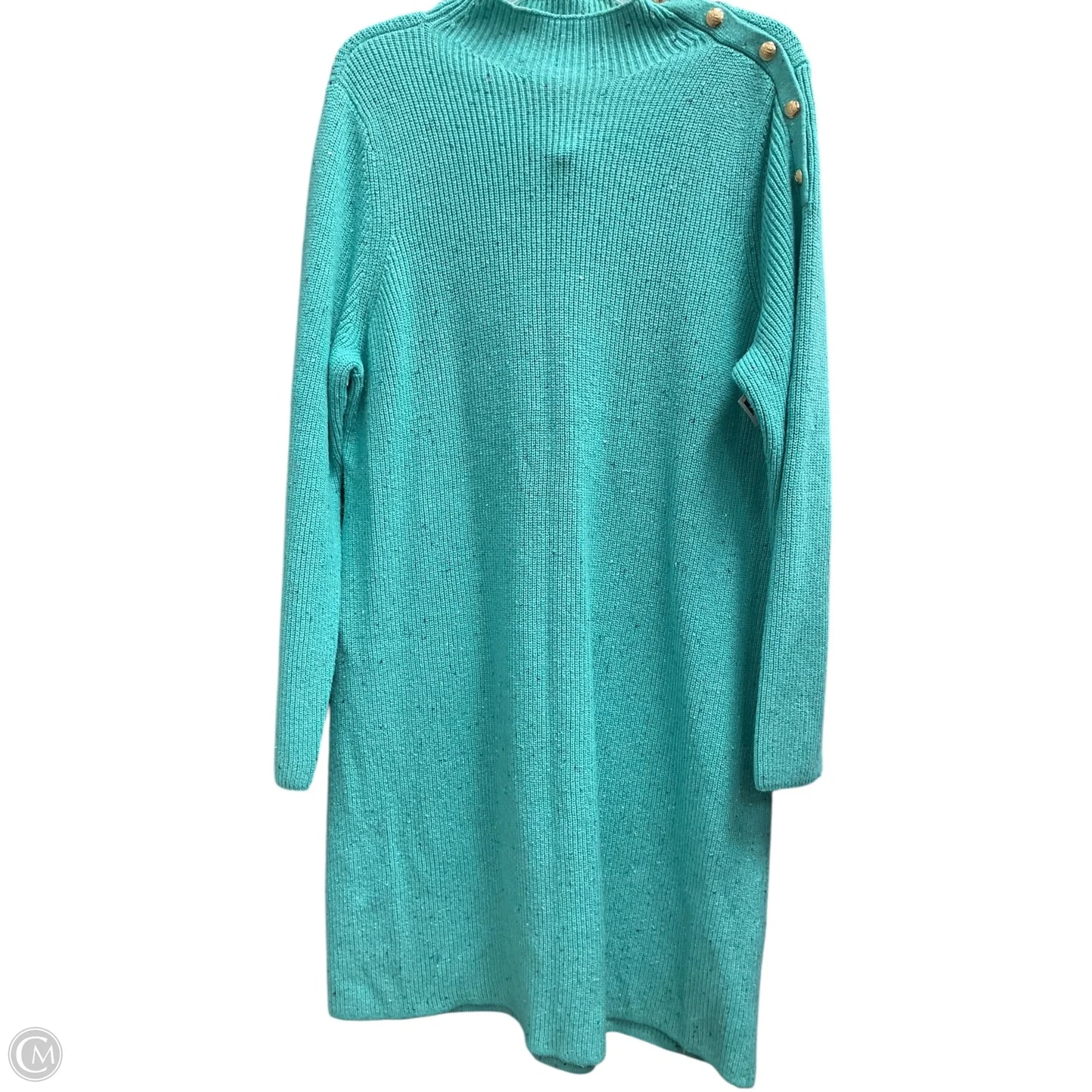Sweater By Talbots In Teal, Size: Xl