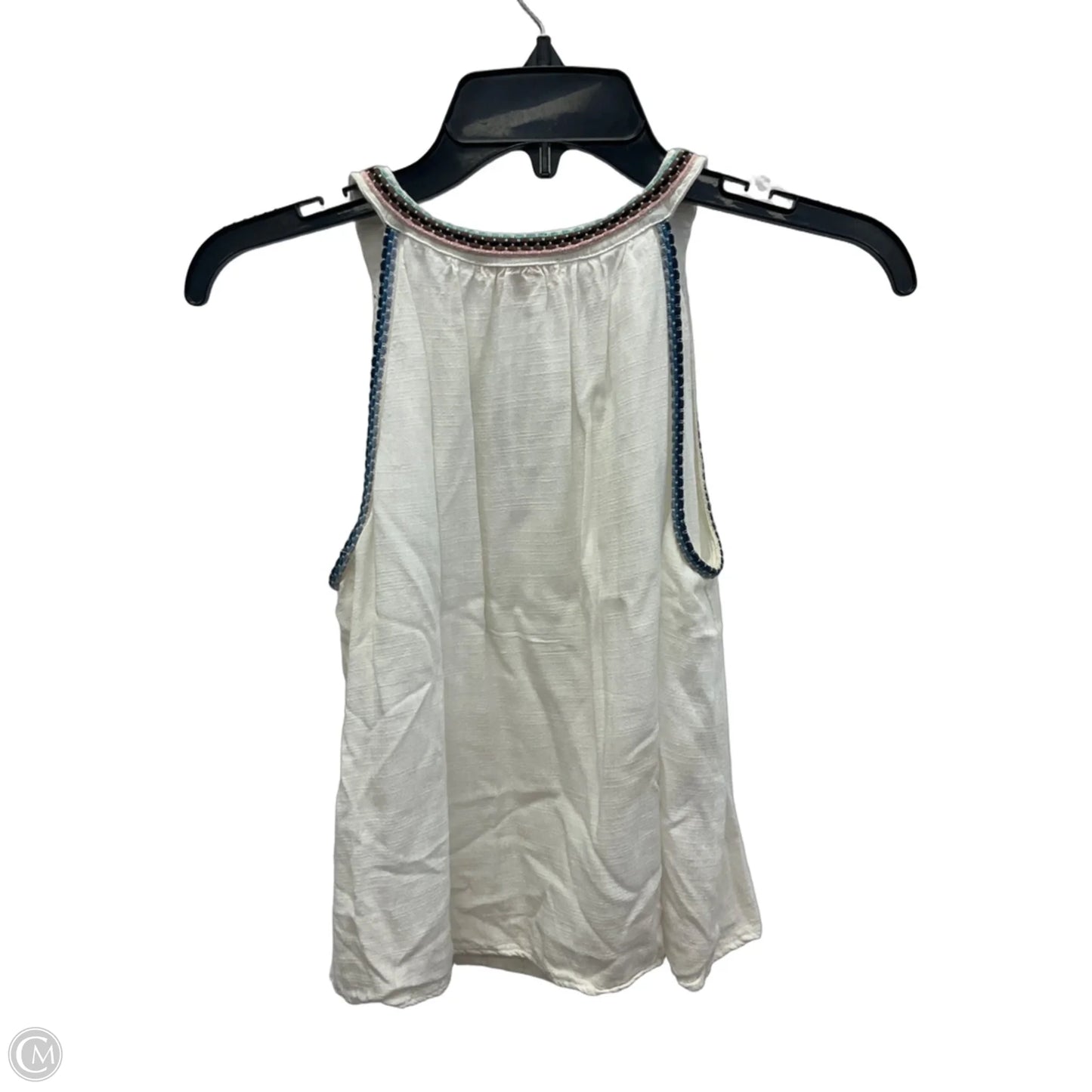Top Sleeveless By Skies Are Blue In White, Size: M