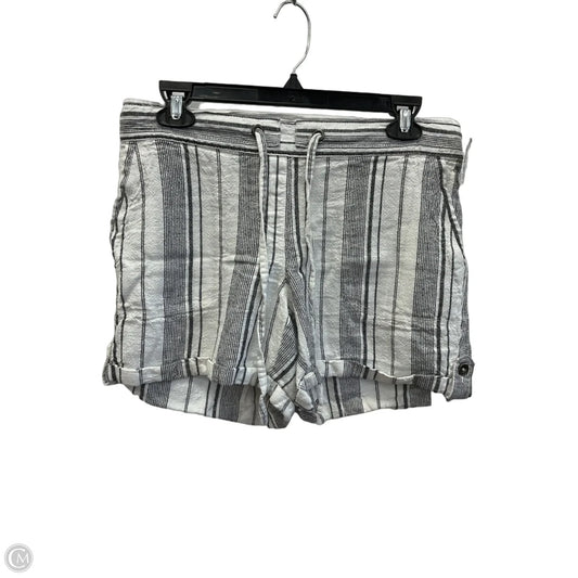 Shorts By Per Se In Striped Pattern, Size: M