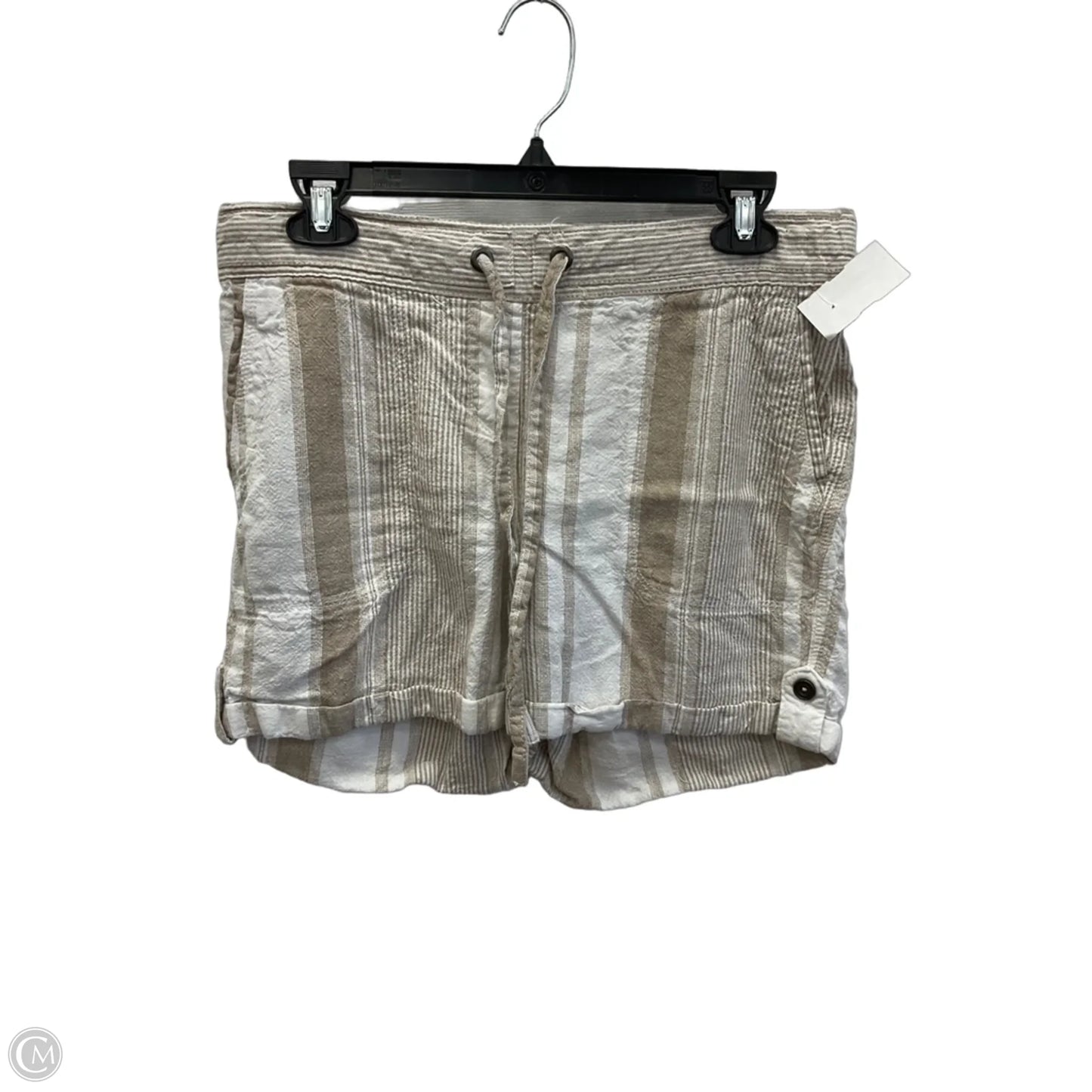 Shorts By Per Se In Striped Pattern, Size: M