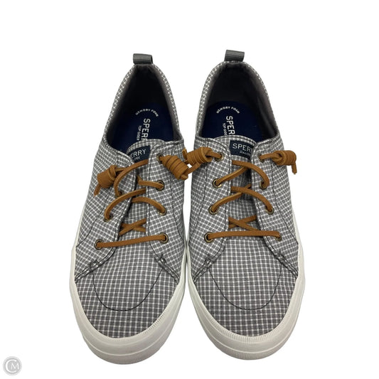 Shoes Flats By Sperry In Plaid Pattern, Size: 10