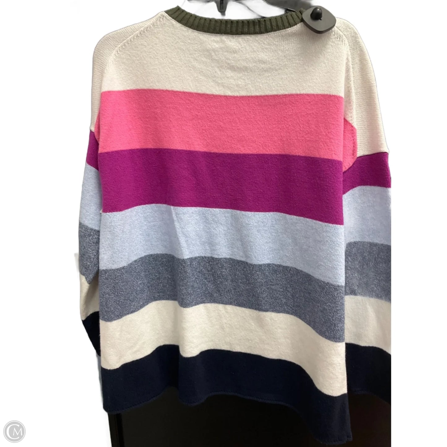 Sweater By Talbots In Striped Pattern, Size: 2x