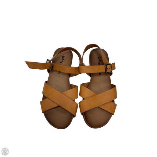 Sandals Heels Platform By Dirty Laundry In Brown, Size: 7.5