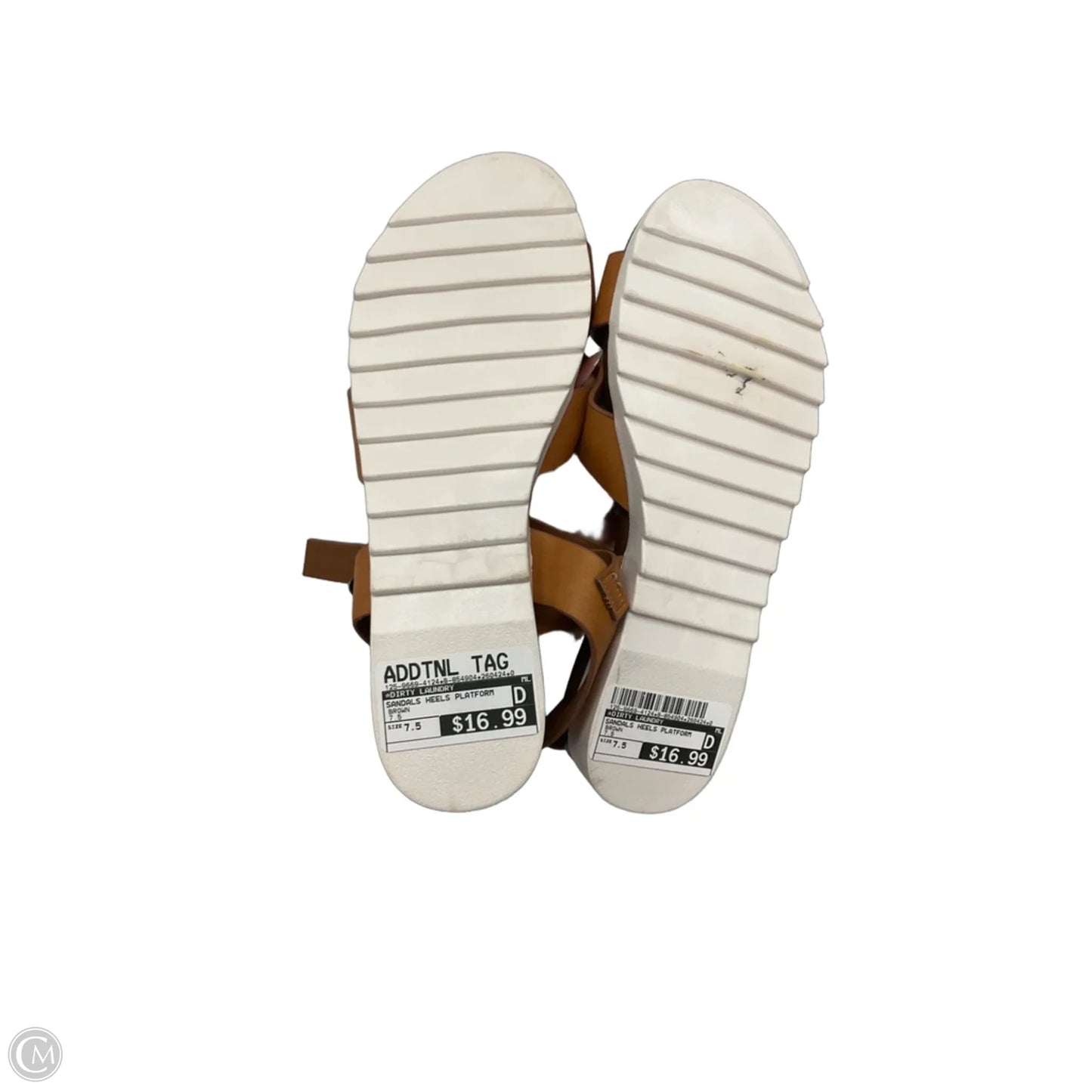 Sandals Heels Platform By Dirty Laundry In Brown, Size: 7.5