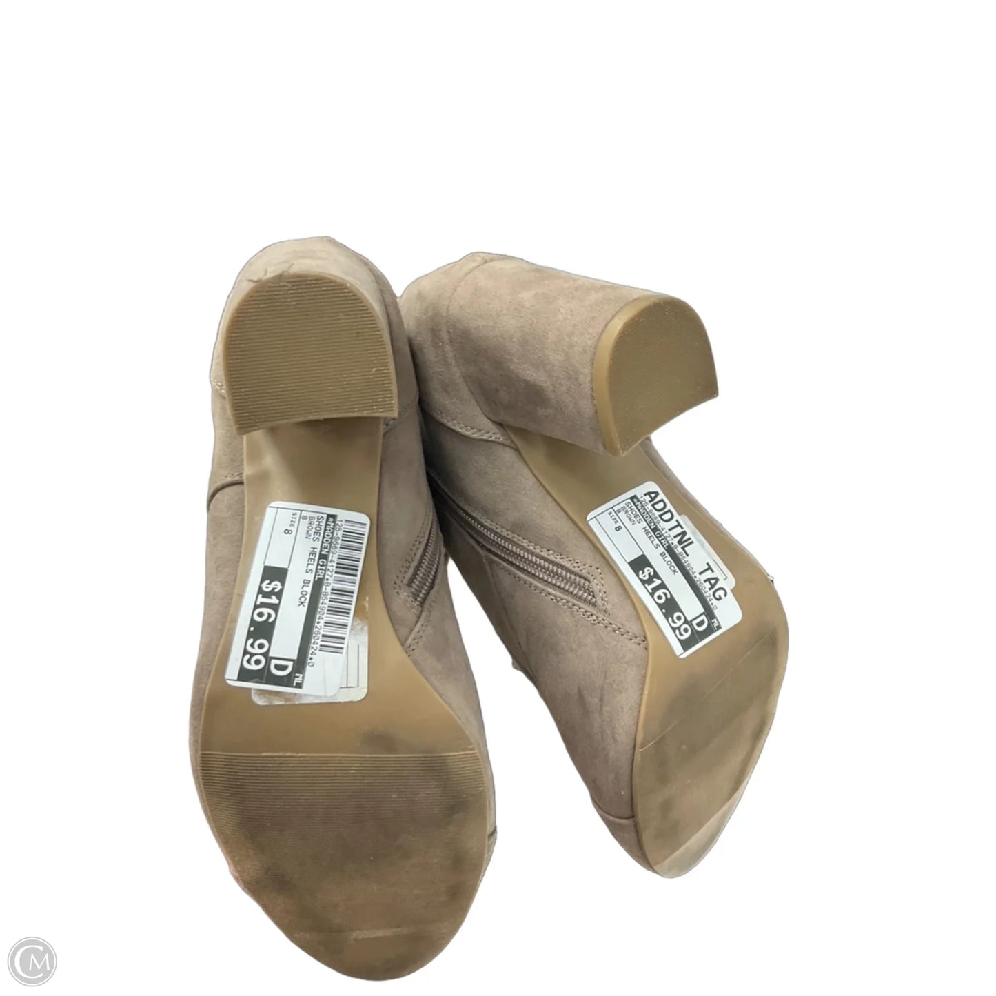Shoes Heels Block By Madden Girl In Brown, Size: 8