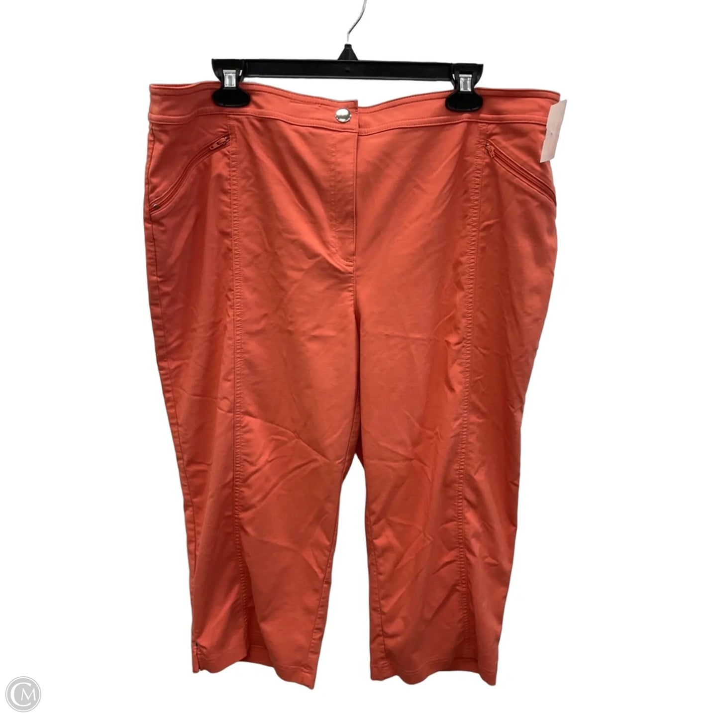 Capris By Chicos In Orange, Size: 10