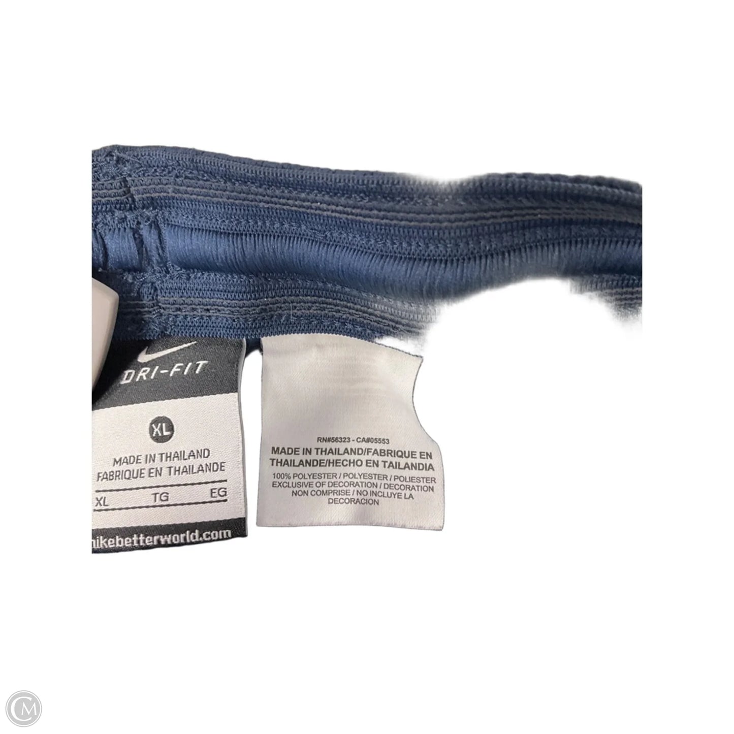 Athletic Shorts By Nike In Blue, Size: Xl