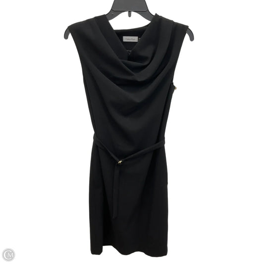 Dress Casual Midi By Calvin Klein In Black, Size: S