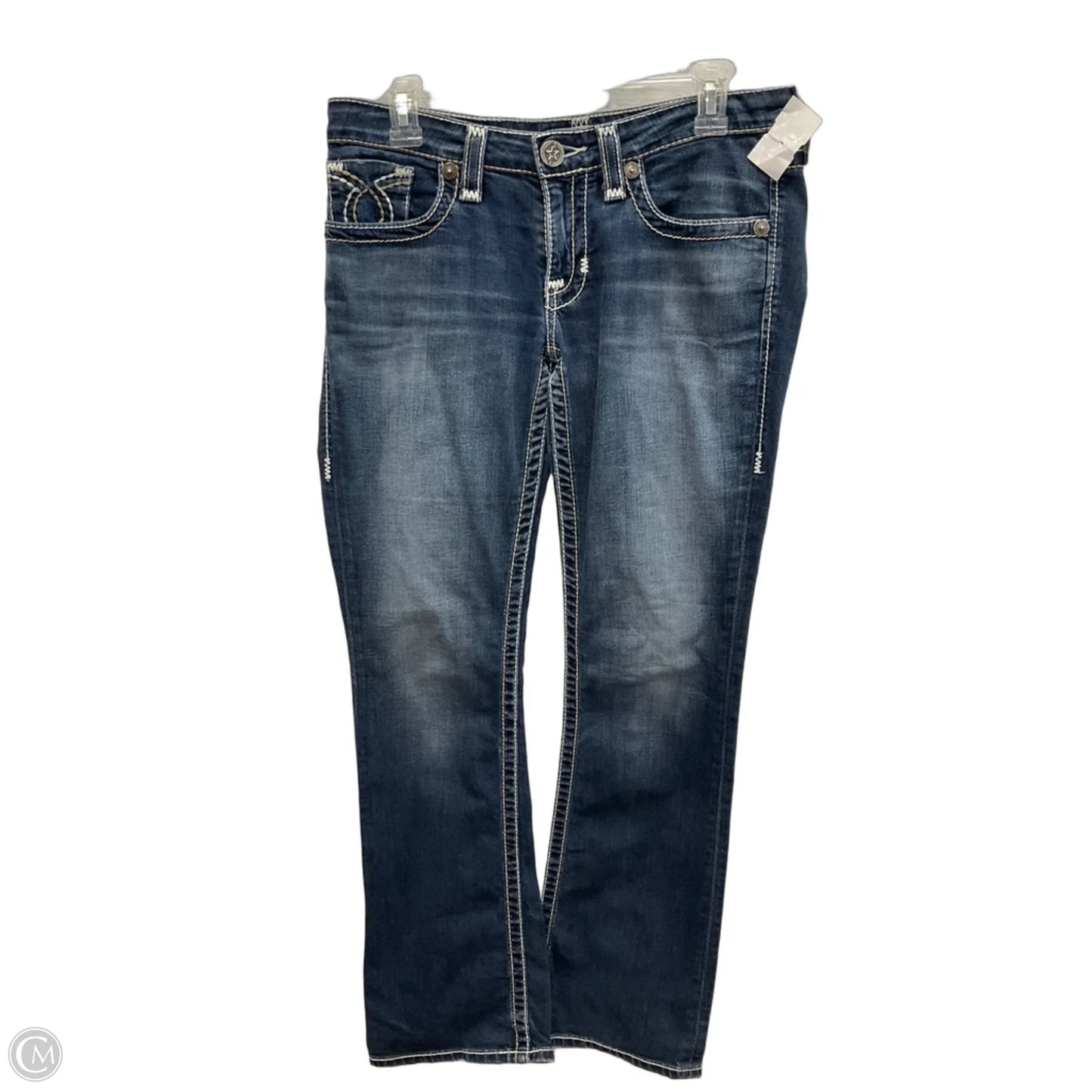 Jeans Straight By Big Star In Blue, Size: 8