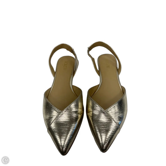 Shoes Flats By J. Crew In Gold, Size: 8.5