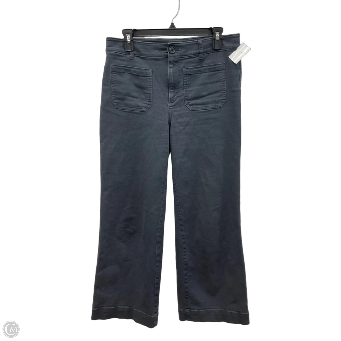 Jeans Wide Leg By Loft In Grey, Size: 8