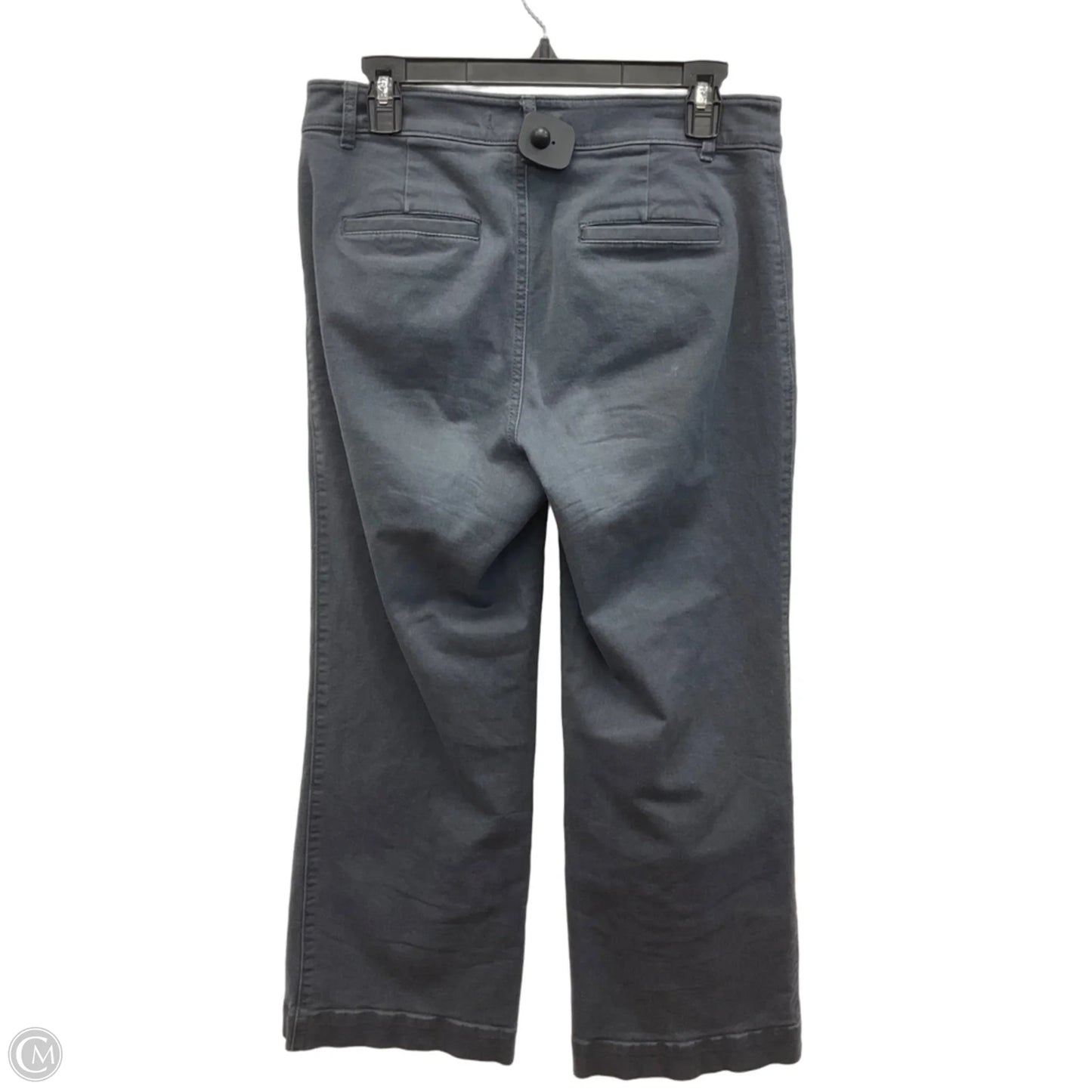 Jeans Wide Leg By Loft In Grey, Size: 8