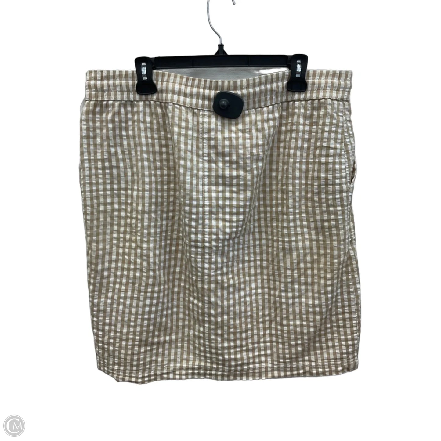 Skirt Midi By Studio West In Plaid Pattern, Size: L