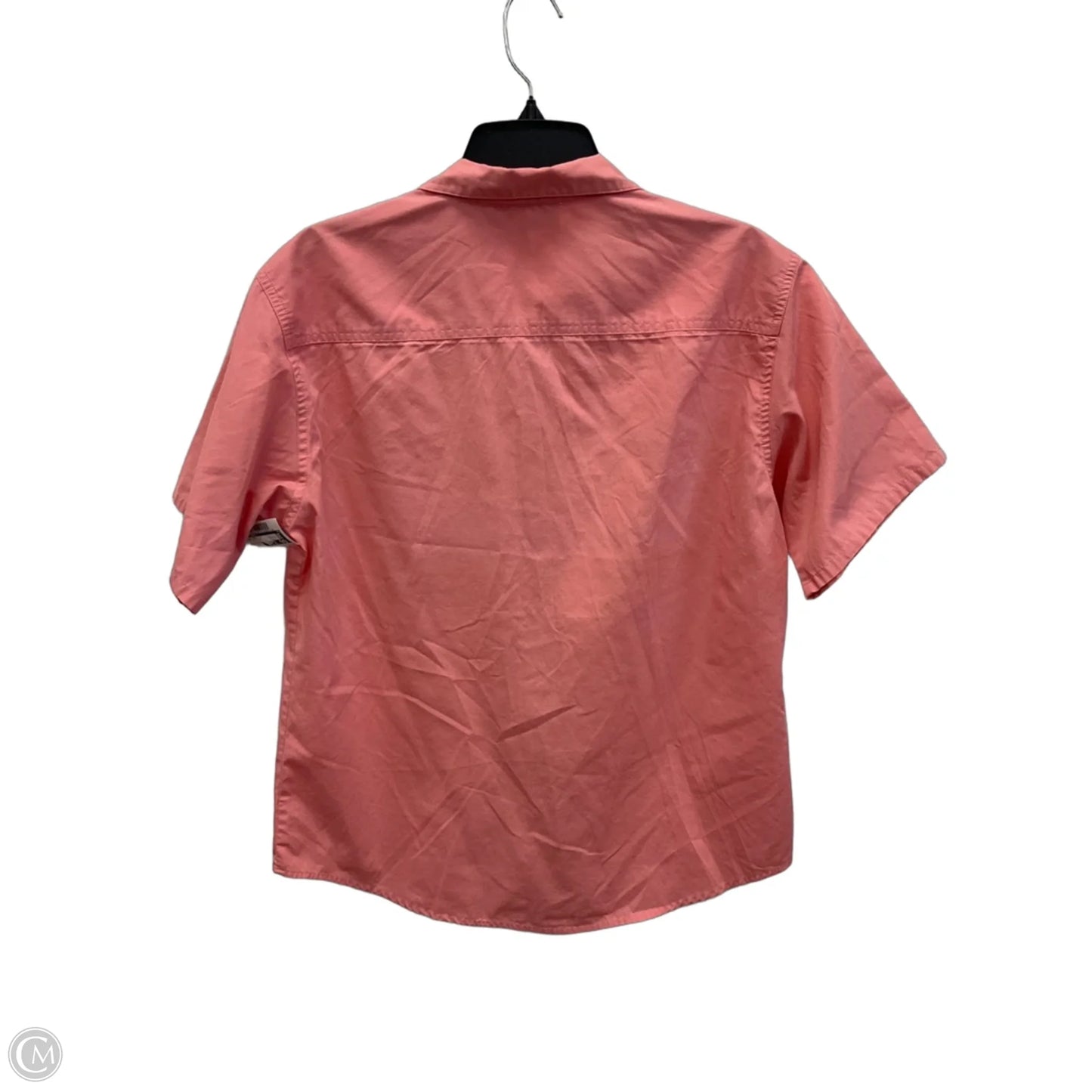 Blouse Short Sleeve By Cabin Creek In Pink, Size: M
