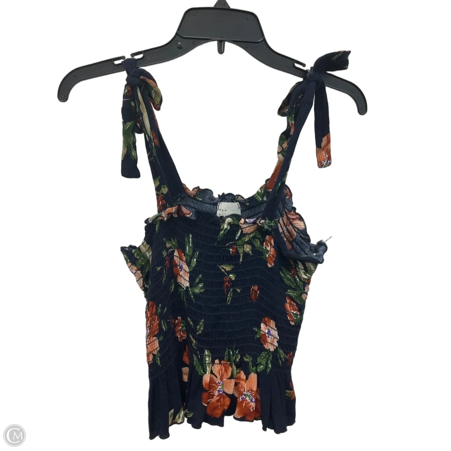 Top Sleeveless By Dee Elly In Floral Print, Size: M