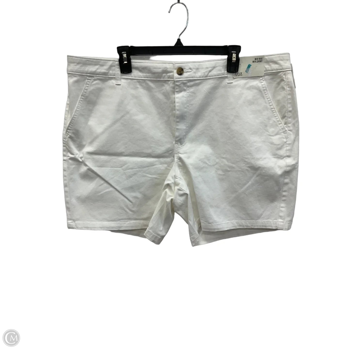 Shorts By Ana In White, Size: 20