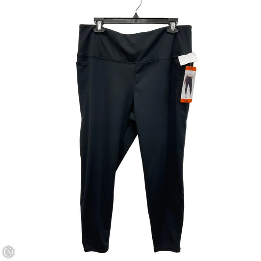 Athletic Leggings By Danskin In Black, Size: Xxl