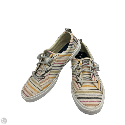 Shoes Sneakers By Sperry In Striped Pattern, Size: 8.5