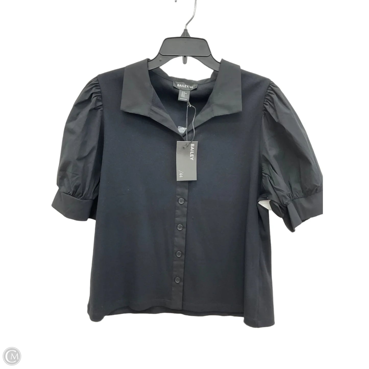 Top Short Sleeve By Bailey 44 In Black, Size: Xl