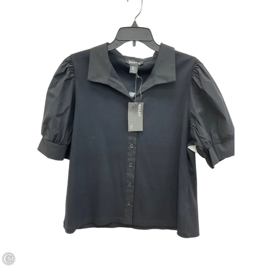 Top Short Sleeve By Bailey 44 In Black, Size: Xl